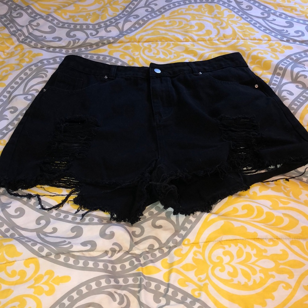 Black shorts